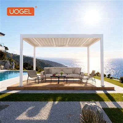 Pergola mit Metalldach